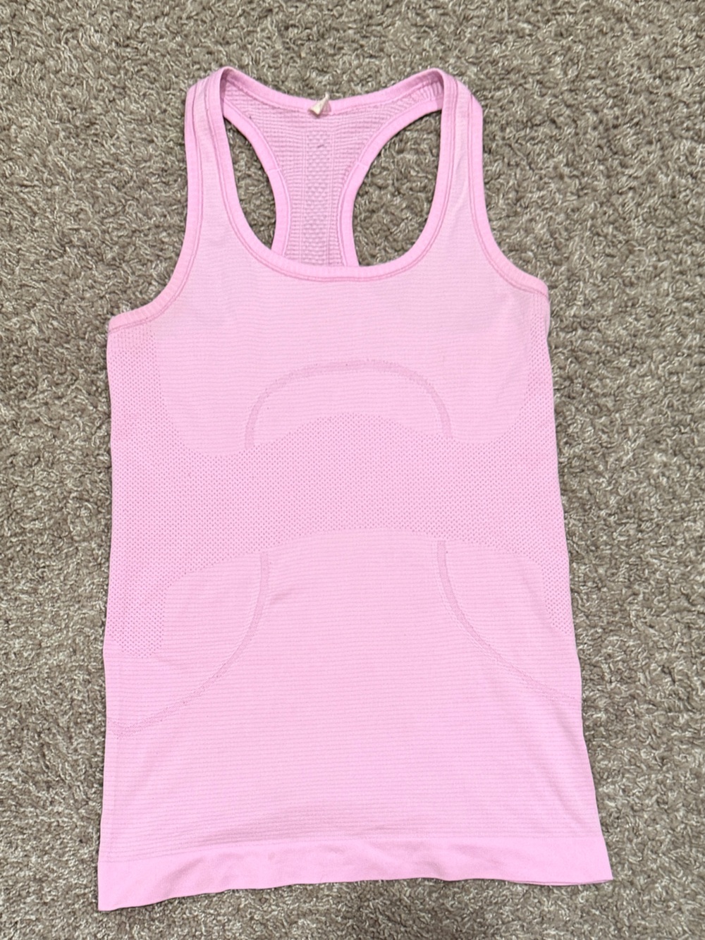 lululemon athletica swiftly tech Light Pink Racerback Tank